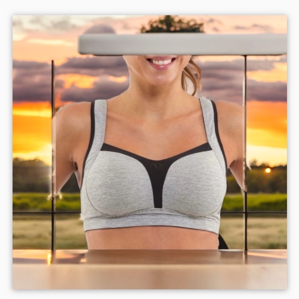 Lululemon Ta Ta Tamer II
Ghost Deep Coal Wee Stripe-VGUC-Sz- 34C​​​​​​ - Picture 7 of 15